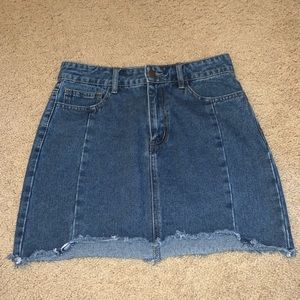 Forever 21 denim skirt.